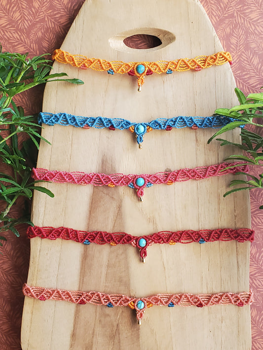 "Collection Surf🌈" Collier ras-de-cou "Choker"- piece unique