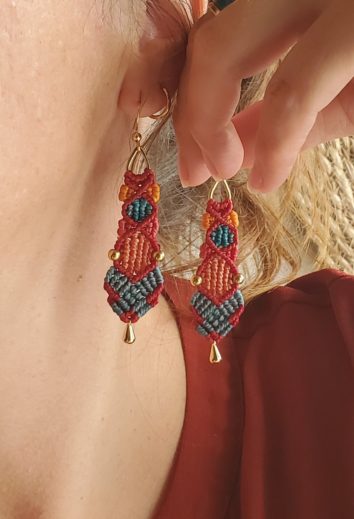 "Collection Surf🌈"  Boucles d’oreilles - pièce unique