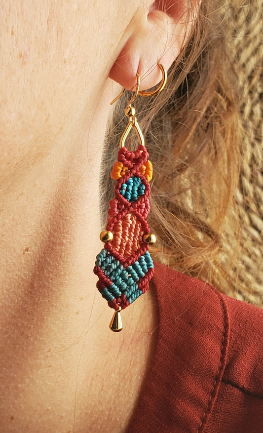 "Collection Surf🌈"  Boucles d’oreilles - pièce unique