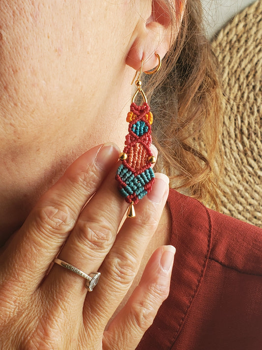 "Collection Surf🌈"  Boucles d’oreilles - pièce unique