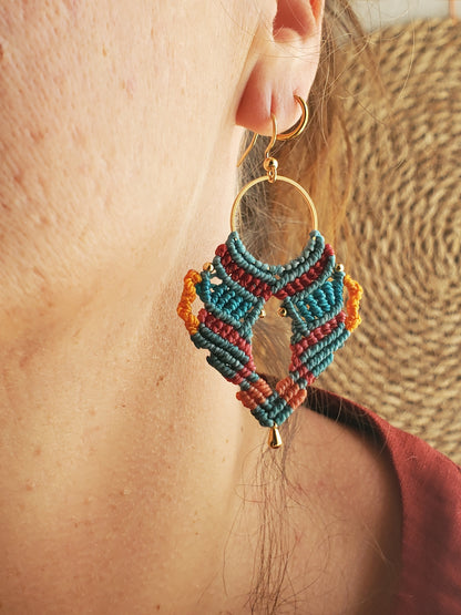"Collection Surf🌈"  Boucles d’oreilles - pièce unique