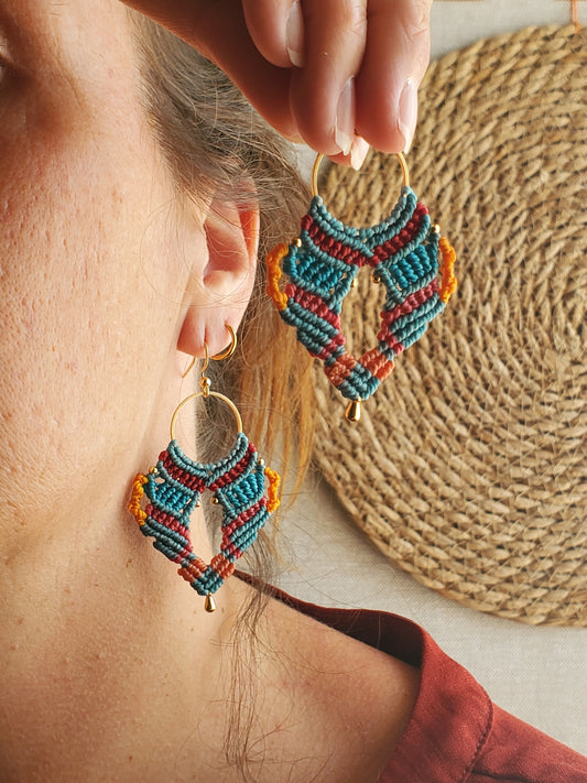 "Collection Surf🌈"  Boucles d’oreilles - pièce unique