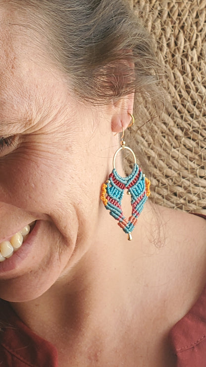 "Collection Surf🌈"  Boucles d’oreilles - pièce unique