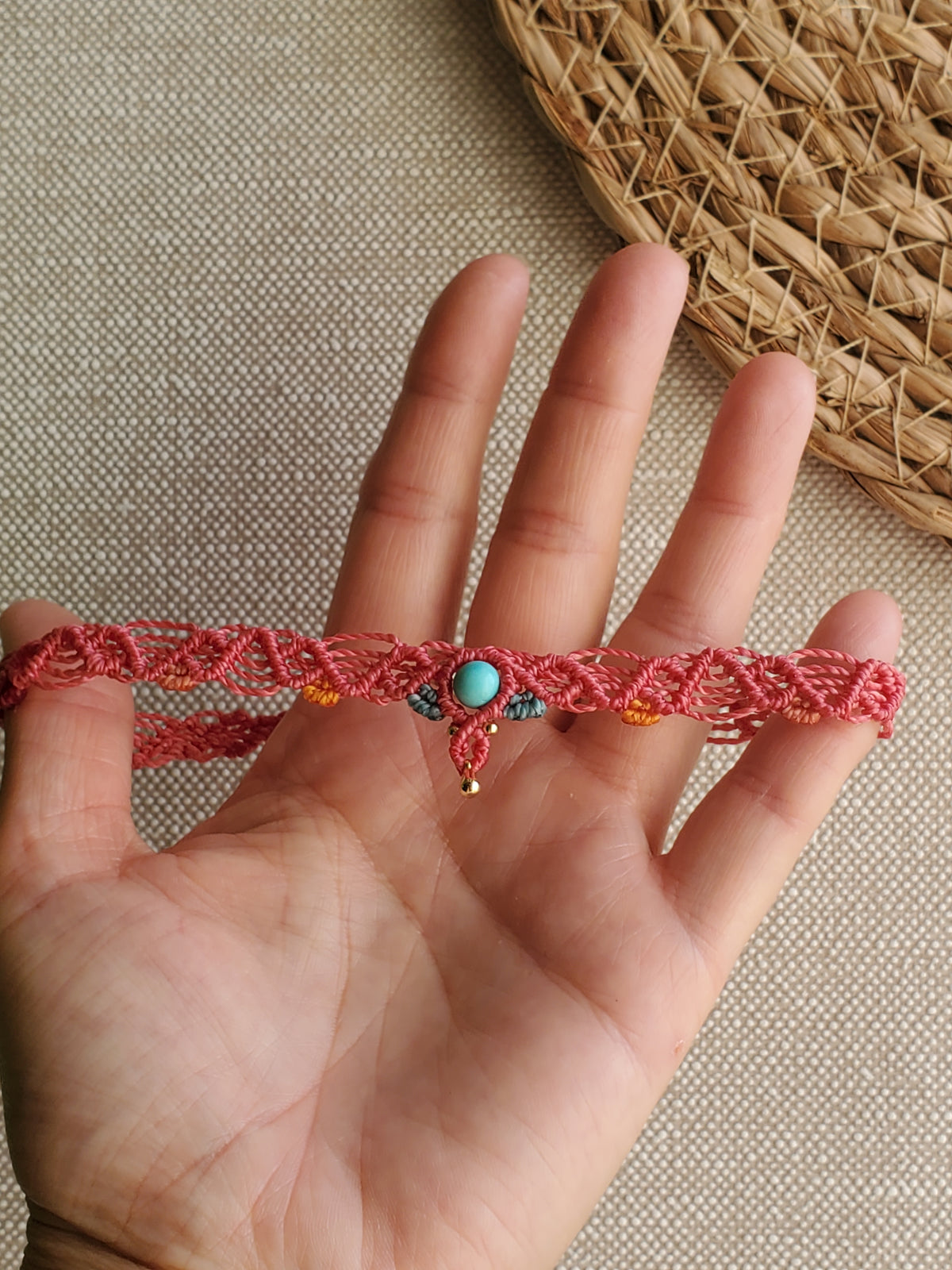 "Collection Surf🌈"  Collier ras-de-cou "Choker"- piece unique