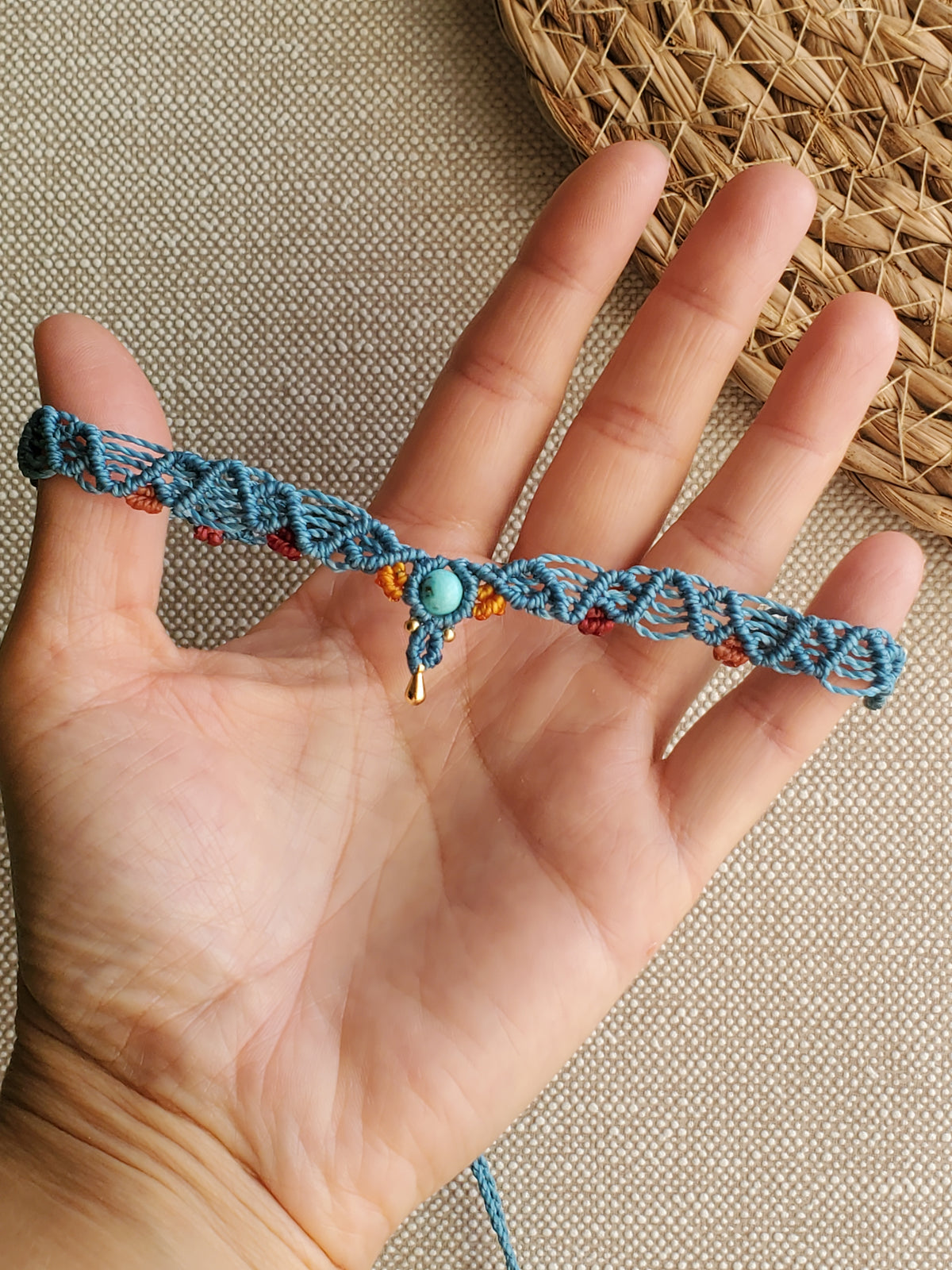 "Collection Surf🌈"  Collier ras-de-cou "Choker"- piece unique