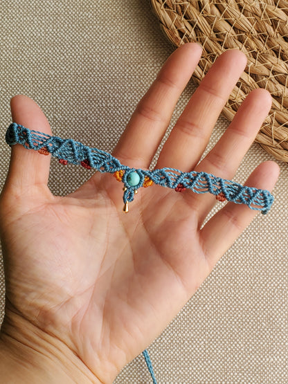 "Collection Surf🌈"  Collier ras-de-cou "Choker"- piece unique