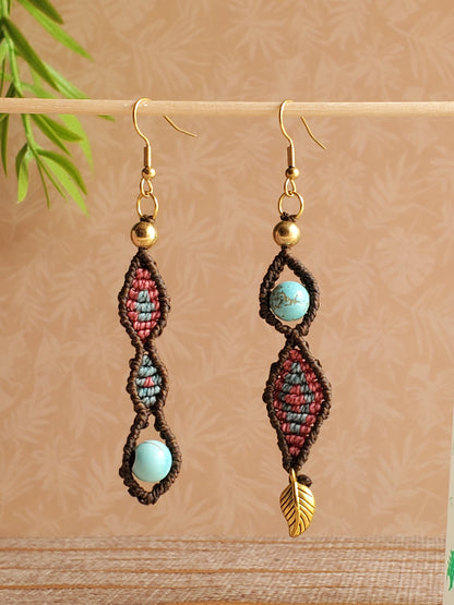 "Collection Héritage🌿" Boucles d’oreilles pièce unique