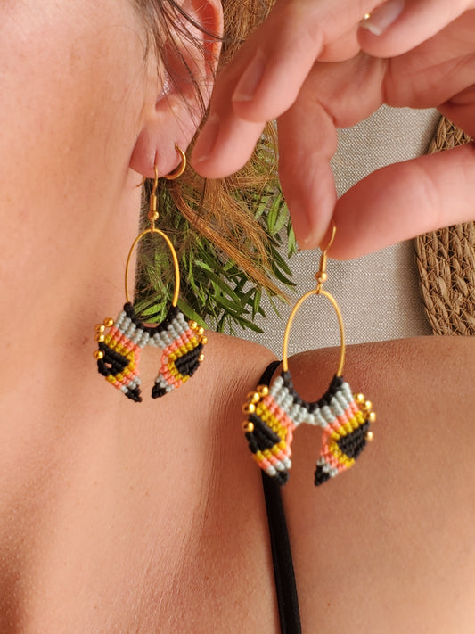 "Collection Héritage🌿" Boucles d’oreilles pièce unique