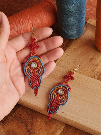 "Collection Surf🌈"  Boucles d’oreilles - piece unique d’exception