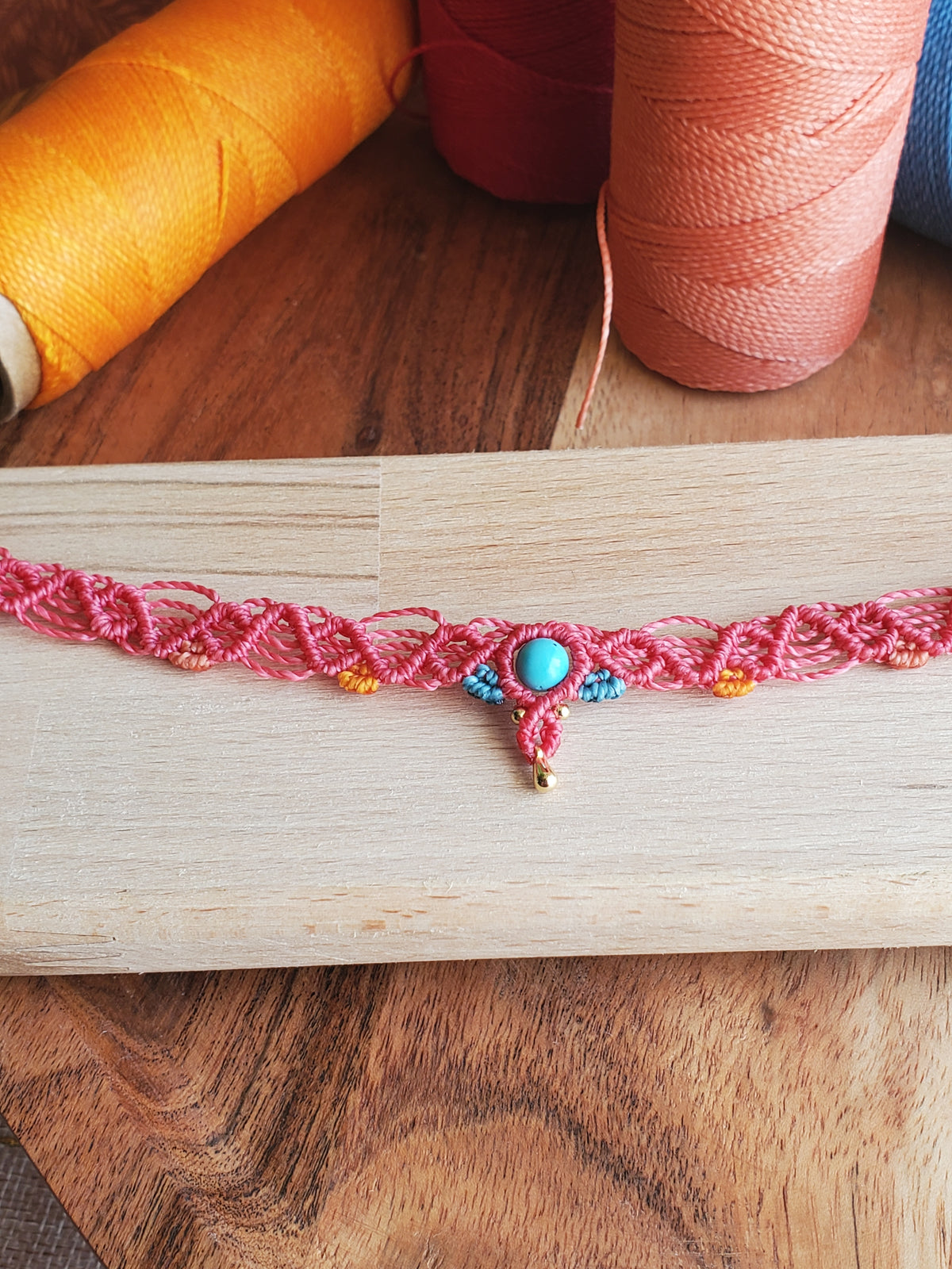 "Collection Surf🌈"  Collier ras-de-cou "Choker"- piece unique