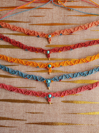 "Collection Surf🌈"  Collier ras-de-cou "Choker"- piece unique