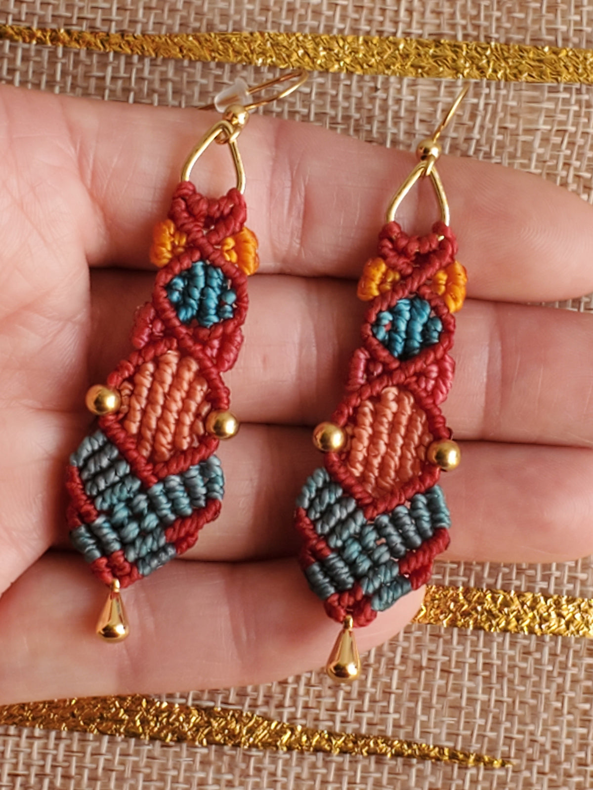 "Collection Surf🌈"  Boucles d’oreilles - pièce unique