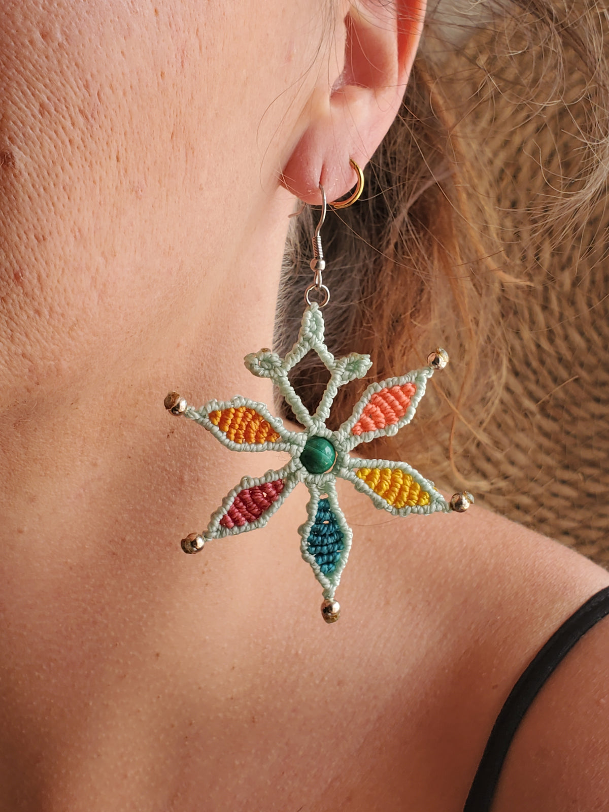 Collection Héritage 🌿 — Boucles d’oreilles pièce - unique