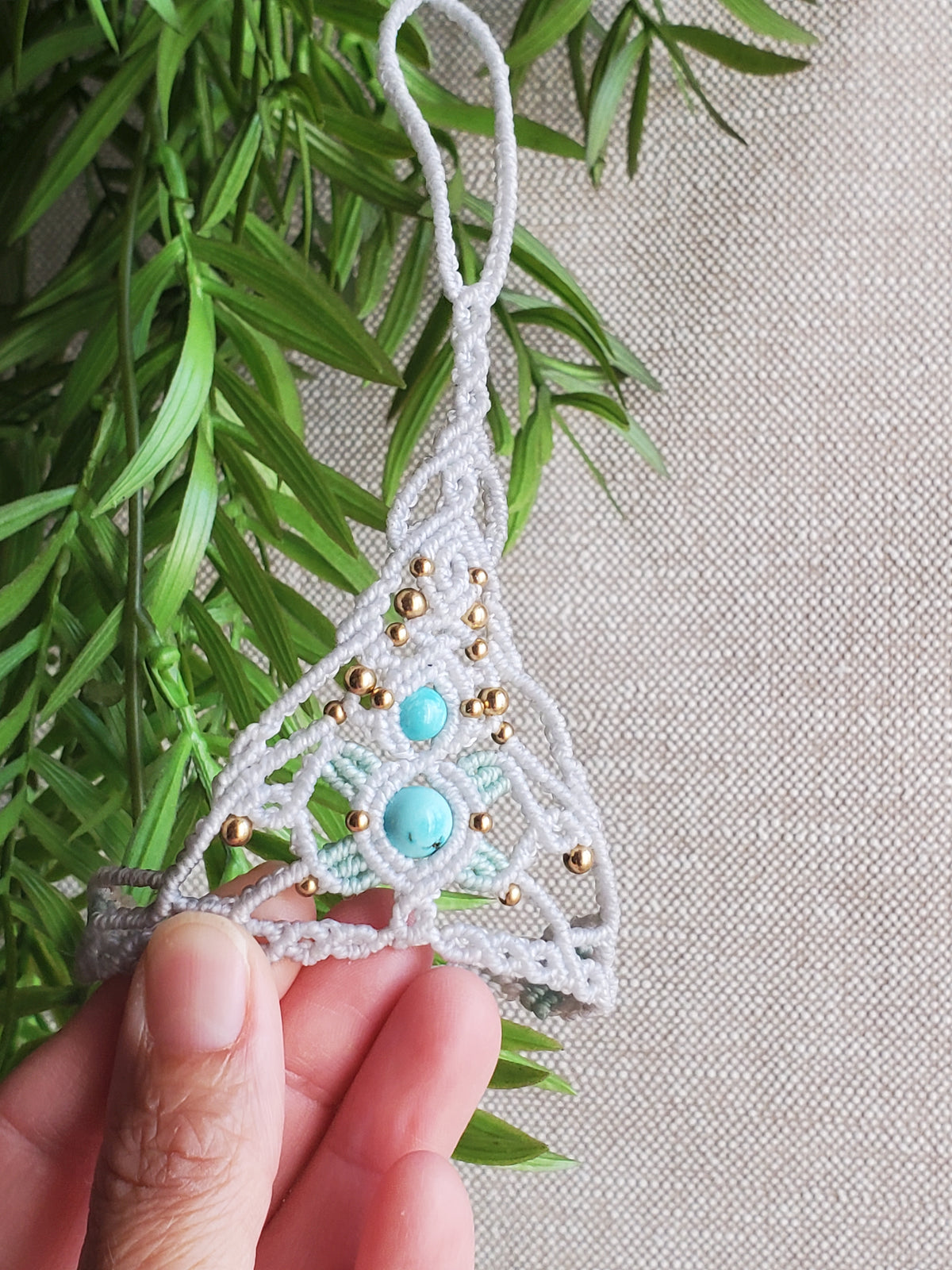 Collection Héritage 🌿 — Manchette bague " Amazonite"