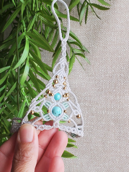 Collection Héritage 🌿 — Manchette bague " Amazonite"