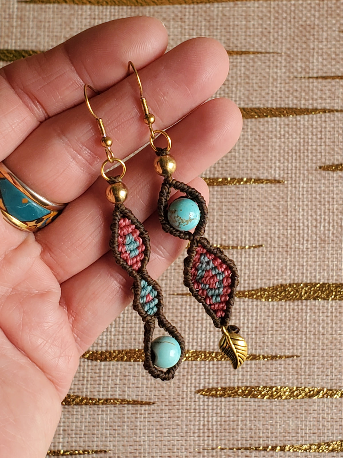 "Collection Héritage🌿" Boucles d’oreilles pièce unique