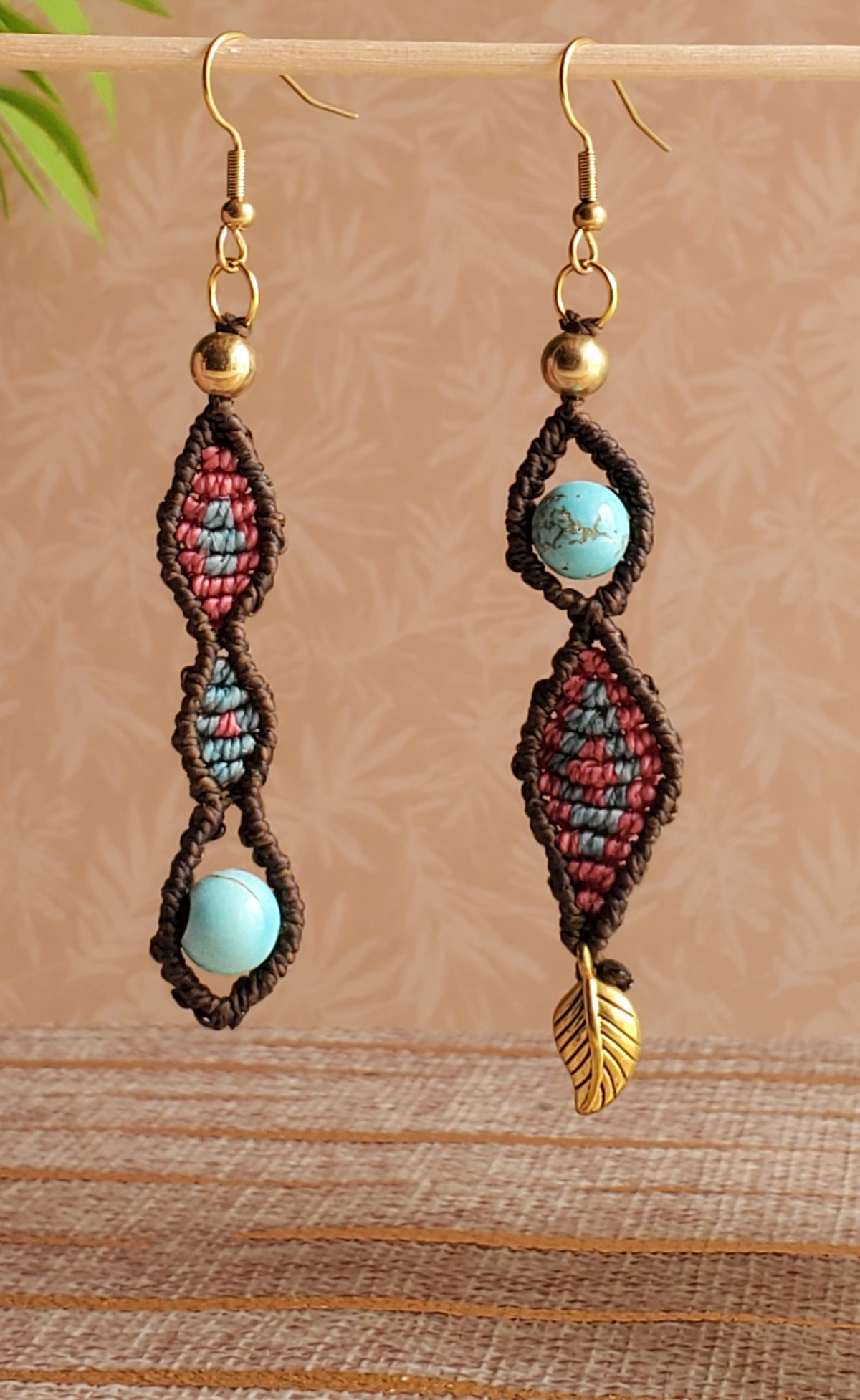 "Collection Héritage🌿" Boucles d'oreilles pièce unique