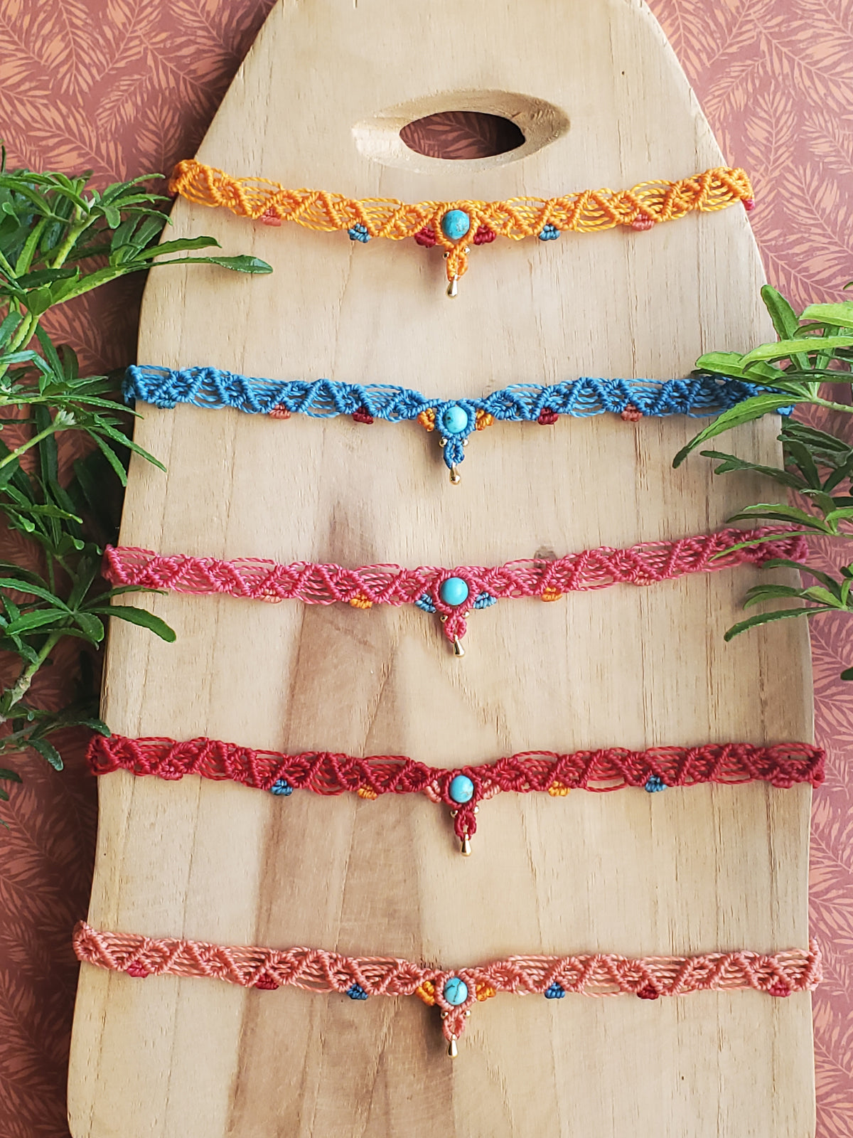 "Collection Surf🌈"  Collier ras-de-cou "Choker"- piece unique