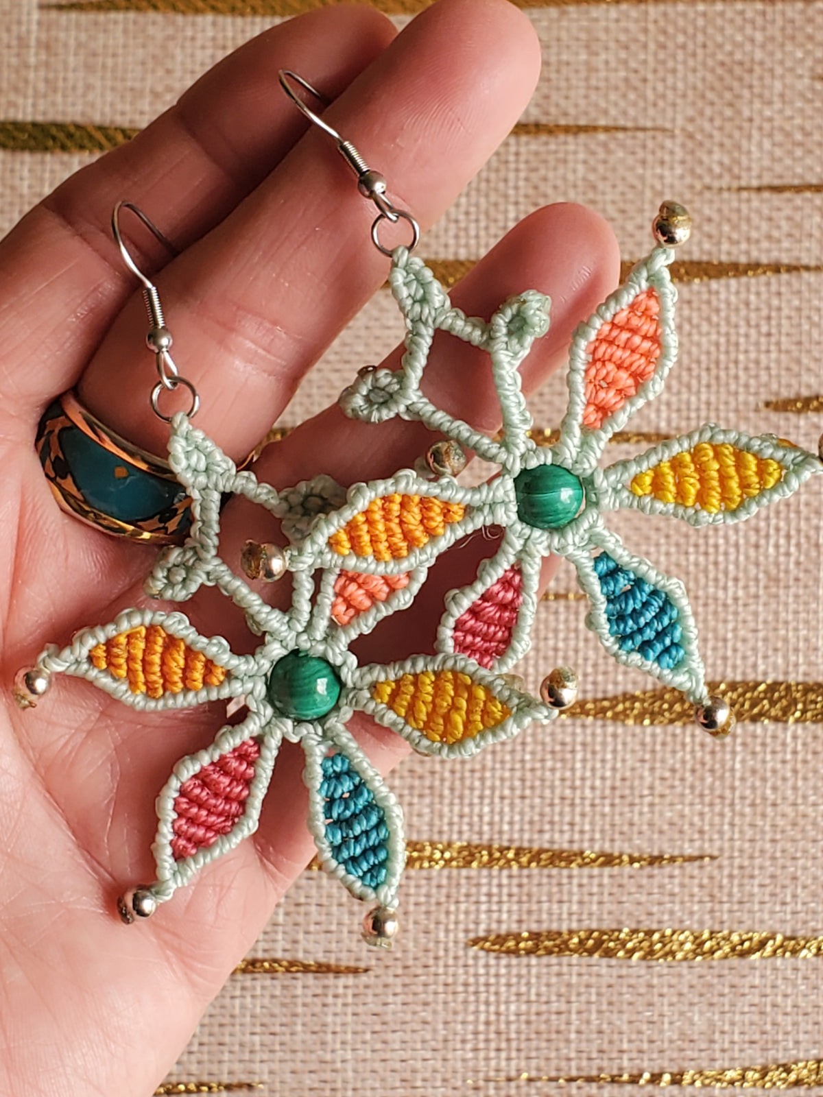 Collection Héritage 🌿 — Boucles d’oreilles pièce - unique