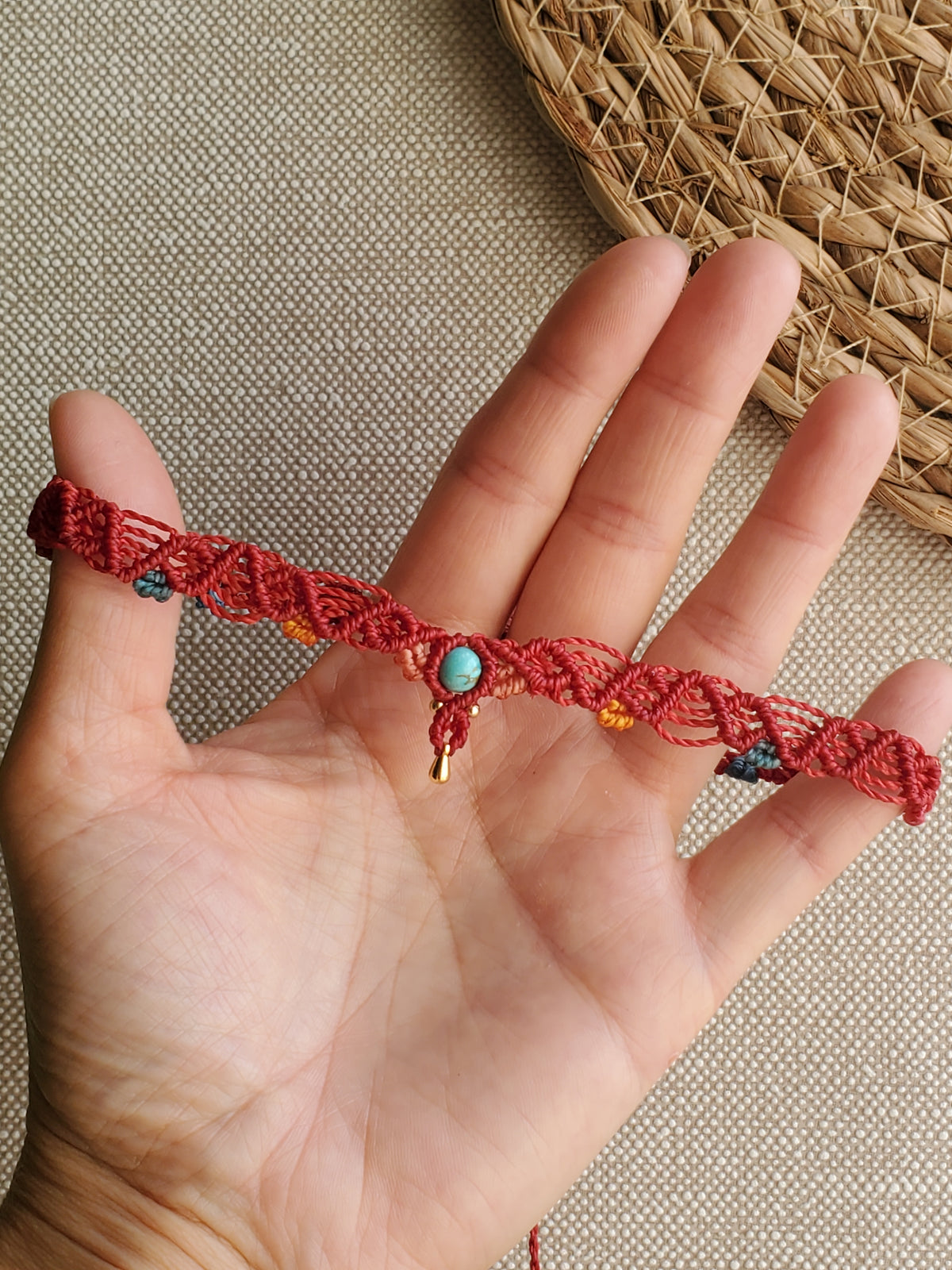 "Collection Surf🌈"  Collier ras-de-cou "Choker"- piece unique