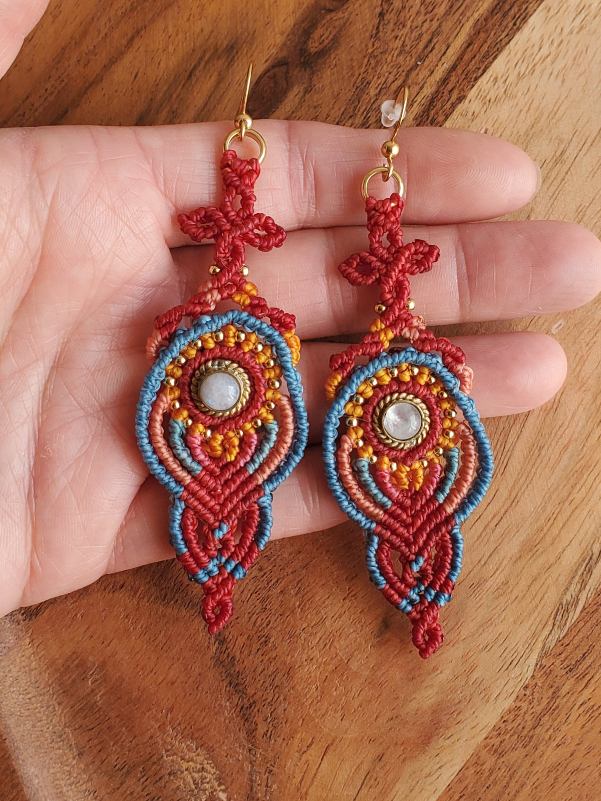 "Collection Surf🌈"  Boucles d’oreilles - piece unique d’exception