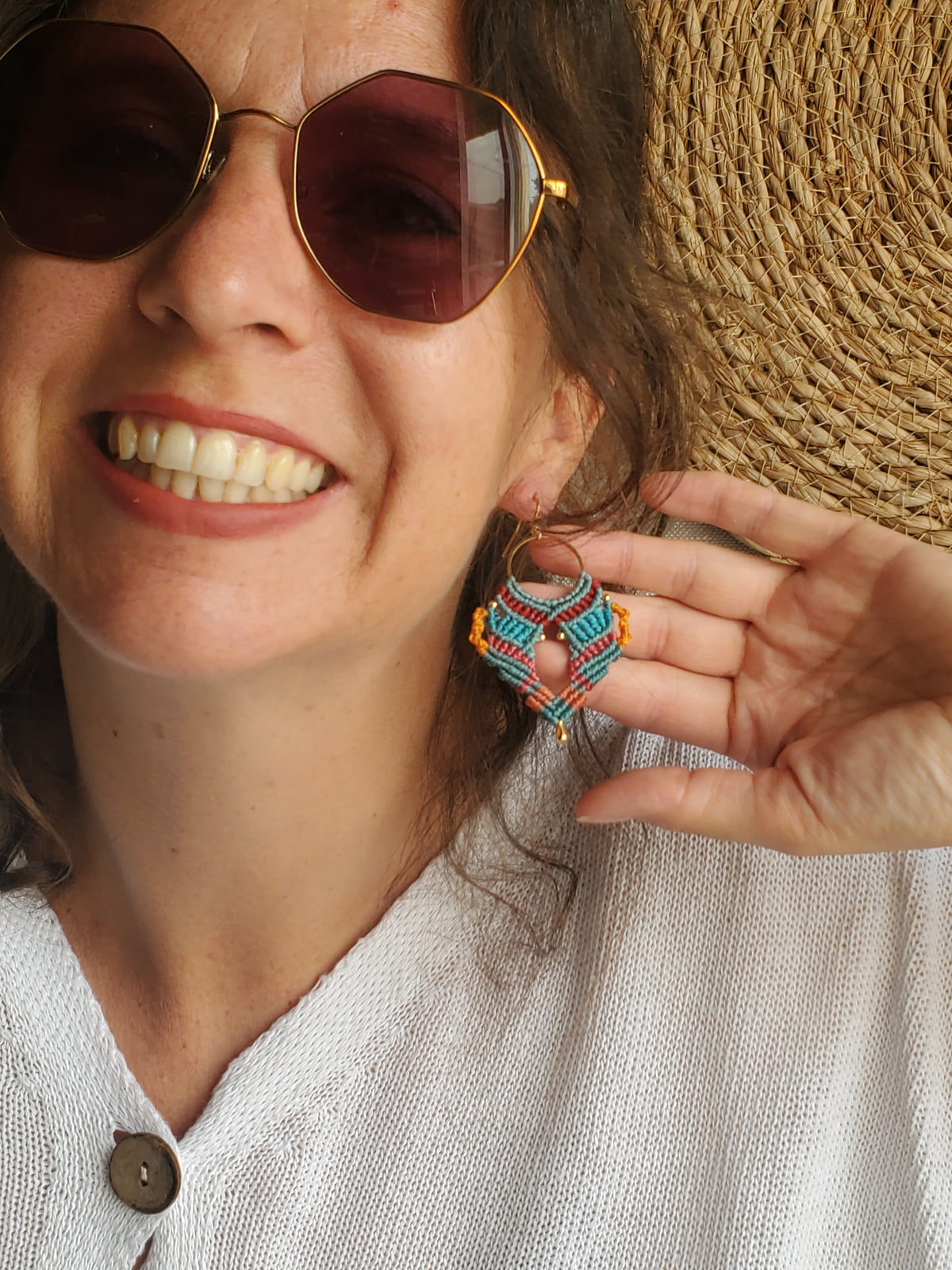"Collection Surf🌈"  Boucles d’oreilles - pièce unique