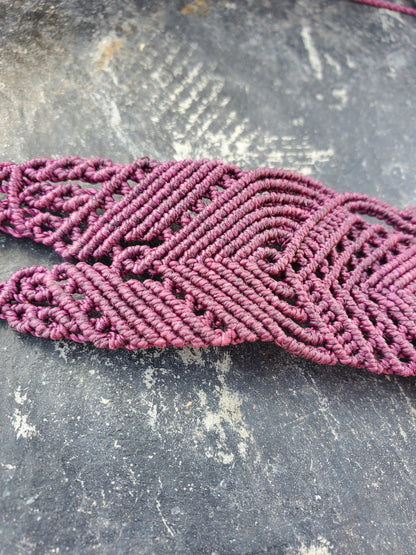 Collection Héritage 🌿 — Collier Choker Lépidolite pièce unique d’exception